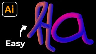 Create Stunning Letters with Blend Tool | Design Masterclass | Adobe Illustrator Tutorial