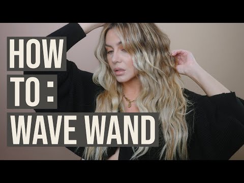 5 Min Super Easy Wave Wand Hairstyle | tutorial