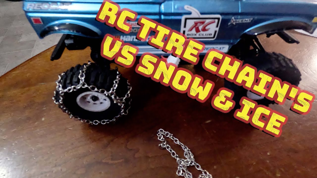 Rc Snow Chain #1259 RC Tire Chain's vs SNOW & ICE - YouTube