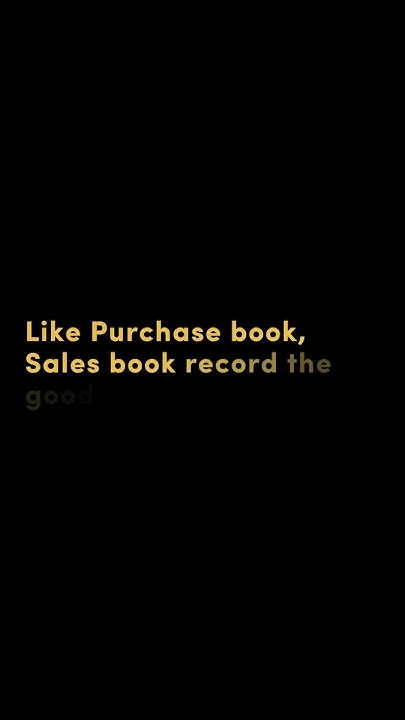 PURCHASE BOOK AND SALES BOOK CONCEPT smartstudy account YouTube purchase-book-and-sales-book-concept-smartstudy-account-youtube