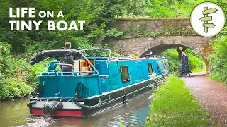 They Sold Their House to Live on a Tiny Narrow Boat Full-Time