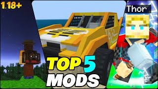 top 5 mods for Minecraft pocket edition 1.18 || Top 5 amazing mods for Minecraft pe screenshot 5