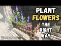 Enshrouded tips  plant flowers correctly