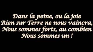 Video thumbnail of "Le Roi Lion 2 : Nous sommes un (lyrics)"