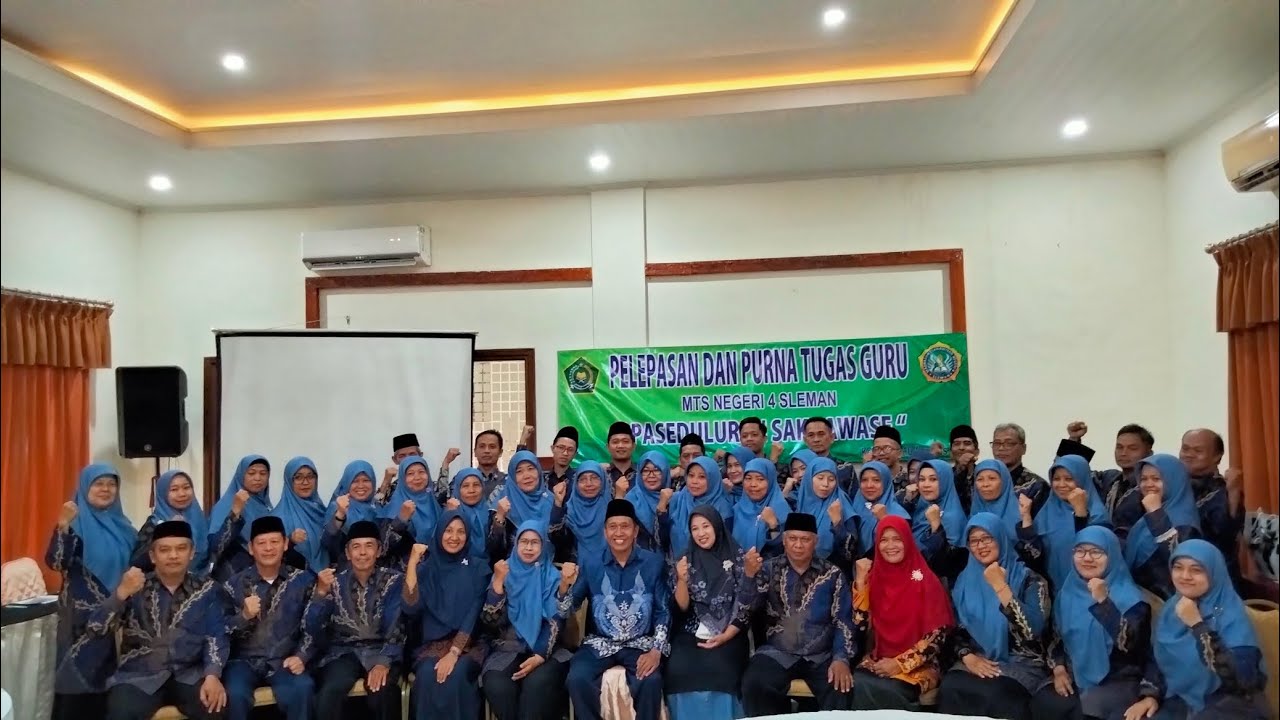 Pelepasan purna tugas dan workshop guru mtsn 4 sleman, goes to kebumen  (10 agustus 2024)