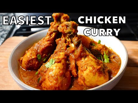 EASIEST CHICKEN CURRY Youll Ever Make  EVERY DAY Chicken Curry Recipe Indian Style