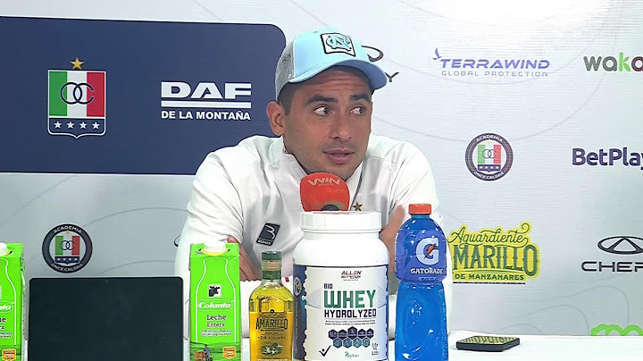 Rueda de prensa de Once Caldas tras su partido con Nacional