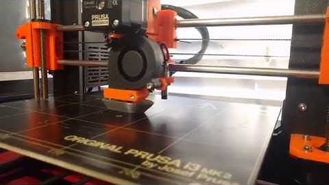 Prusa i3 MK2:  Printing @ 80mm/s test