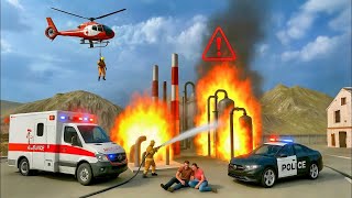 Ultra Realistic Emergency Ambulance Simulator 2025 | City Rescue & Paramedic 4K Driving screenshot 3