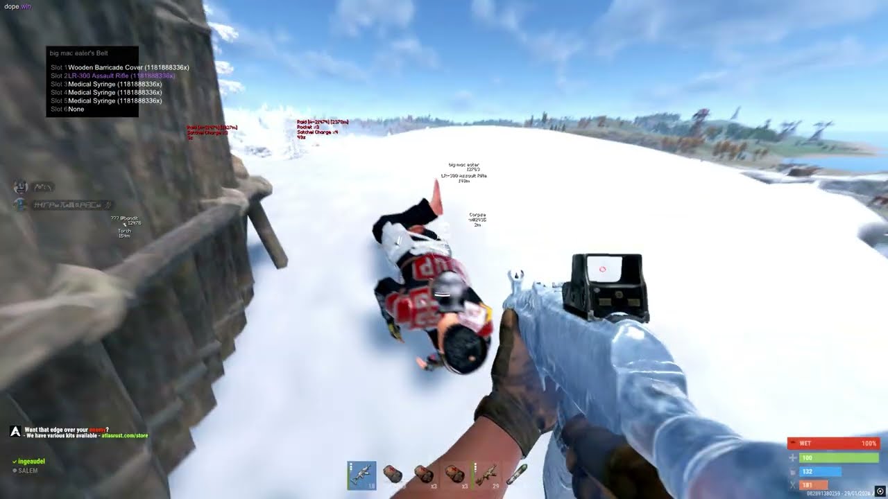 SNOWBALL WITH PRIVAT CHEAT PRIVAT | RUST EXTERNAL PRIVAT