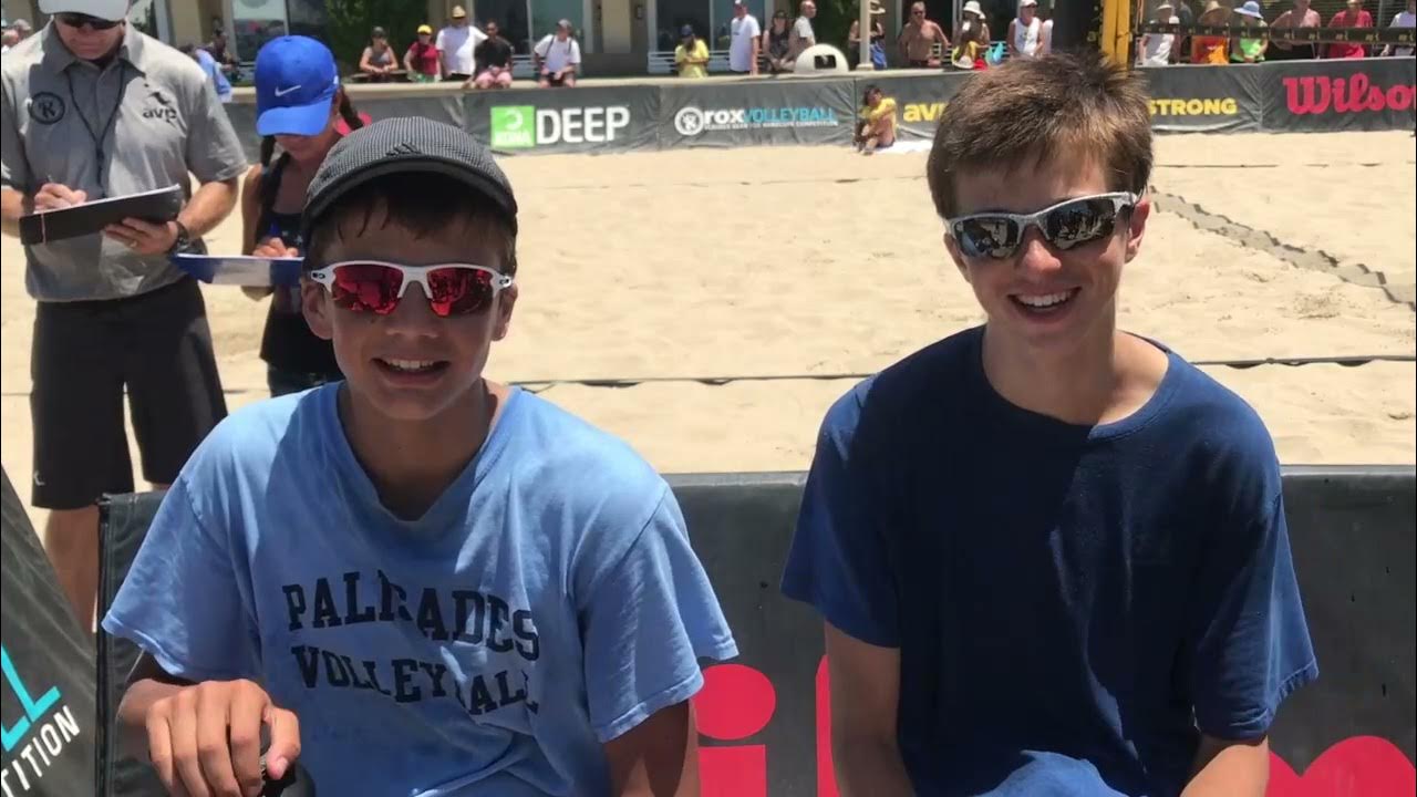 Mental Toughness Was Key For Teens Marcus And Miles Partain In 2017 AVP