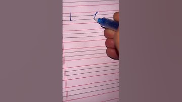 How to Write Capital L in Cursive Writing | Short Video |