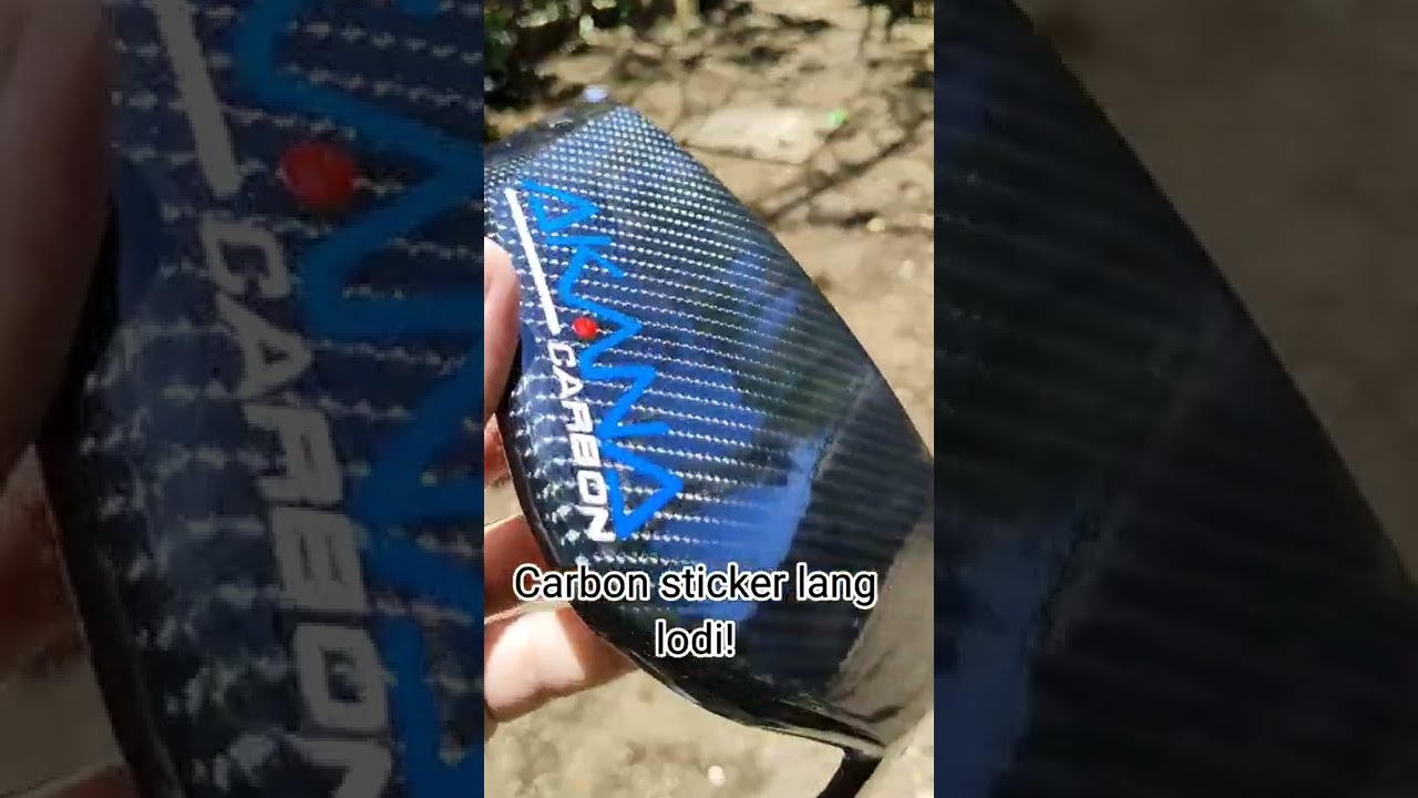 Smash115 Carbon sticker 6D Thai visor 