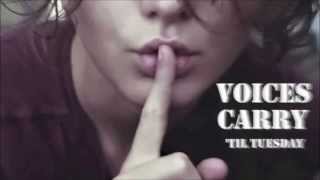 Video thumbnail of "til tuesday - voices carry lyrics on screen HQ audio"