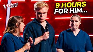 His Nurses Drove 9 Hours To Hear Him Sing... Then He Told His Story | The Voice Journey #245 [4K]