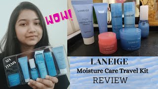 My Experience With LANEIGE Moisture Care Travel Trial Kit | LANEIGE  Products Review | #Anckonabelle