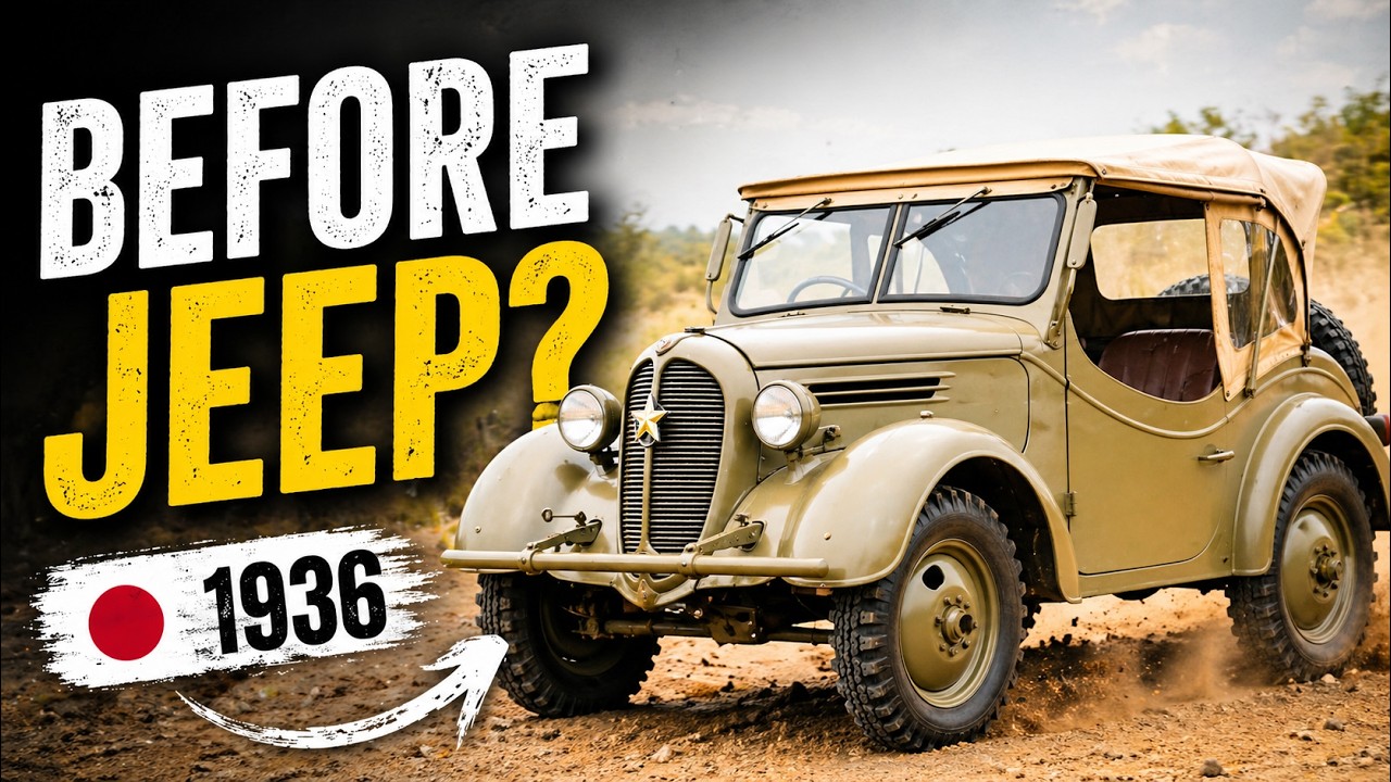 オキュパイド　1947〜1952 GHQ オープンジープ　　　　ゼンマイ式 The Jeep Wasn't First… Here's What Came Before - YouTube