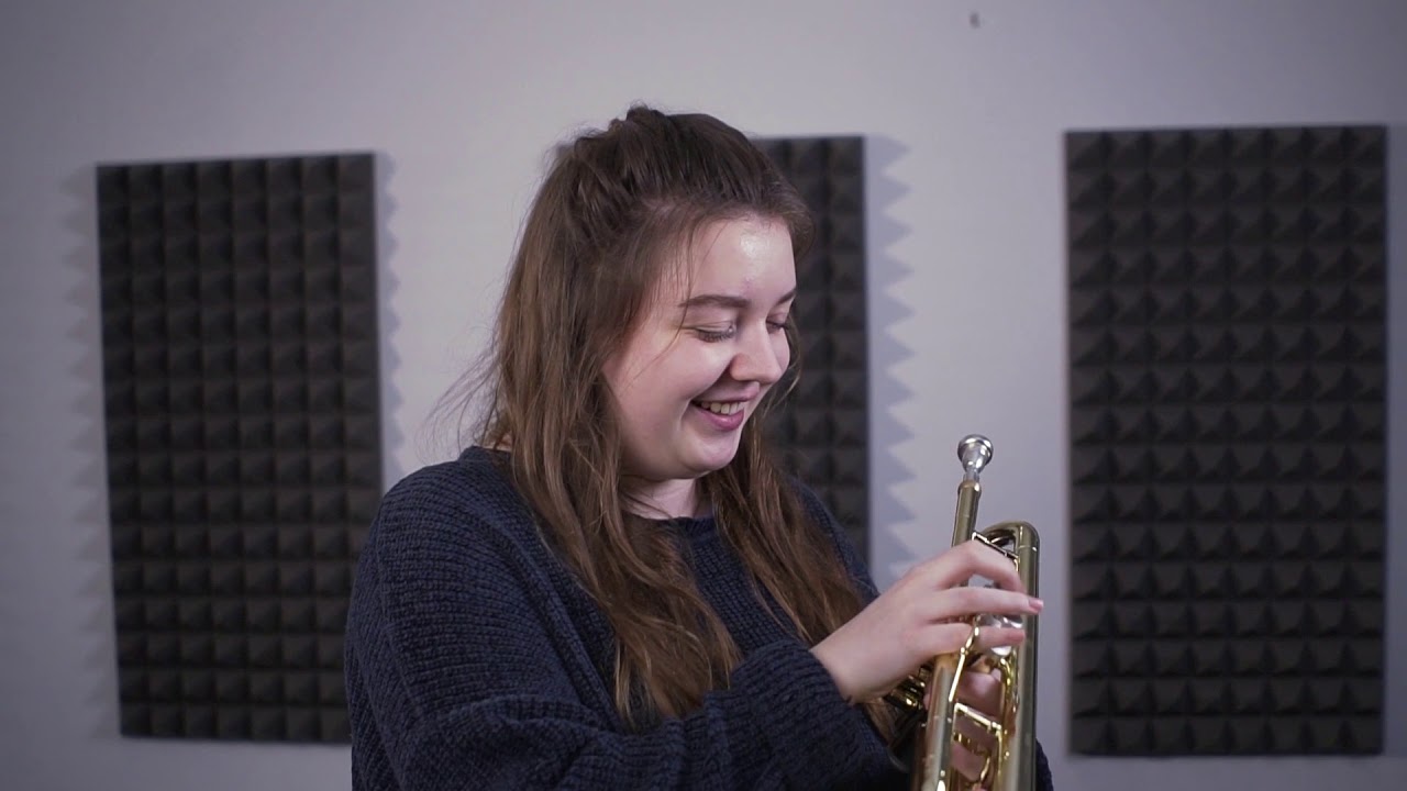 Alex Ridout plays the new pTrumpet hyTech - YouTube