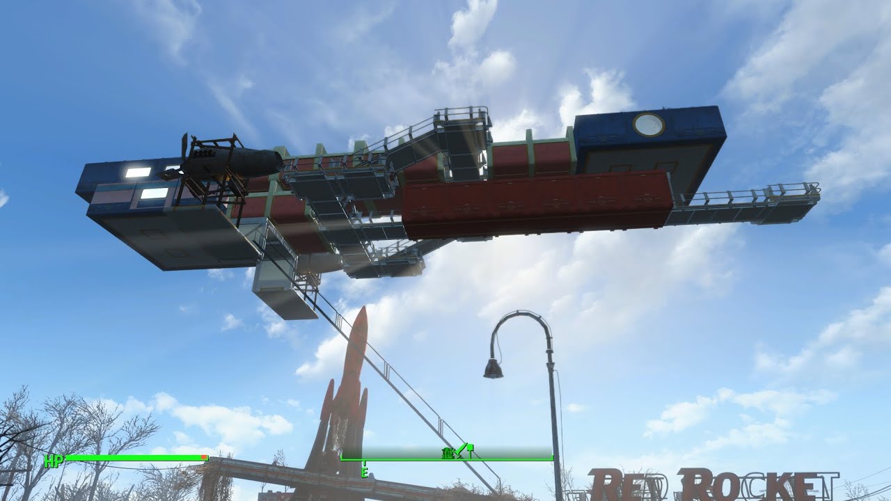 Starfield spaceship build in Fallout 4