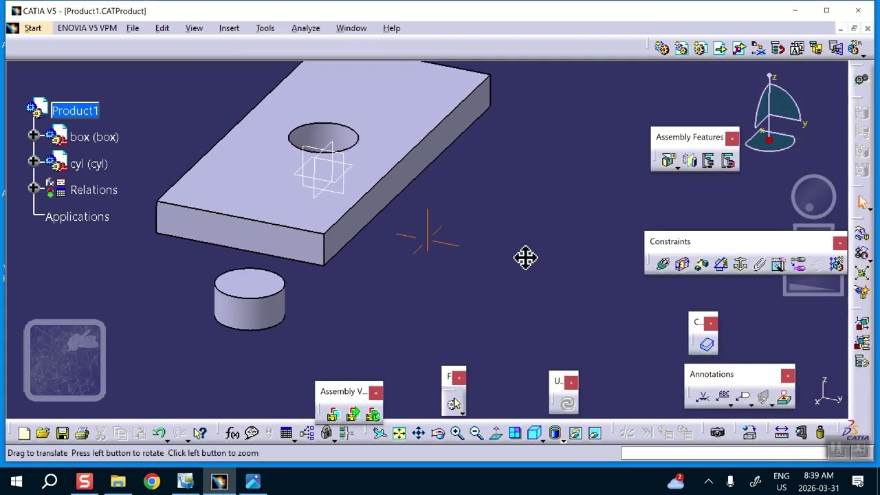 Activity W26 12 2 CAD Catia v5 - YouTube