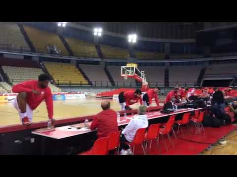 Προπόνηση Ολυμπιακού πριν