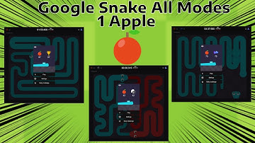 I Beat EVERY Mode in Google Snake! (On 1 Apple)