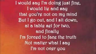 gavin degraw - not over you lyrics