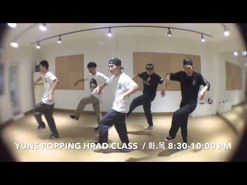 대전댄스보컬학원:팝핀전문반:YUNS hard Popping class | 150625 | 대전팝핀학원:대전춤학원|팝핀댄스