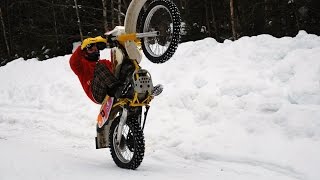 Suzuki DR 350 gone wild!