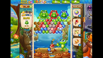 Forest Rescue bubble pop level 144