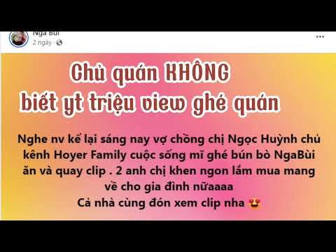 Ceo triệu view và cô chủ quán bún bò...