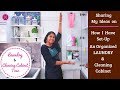 Sharing My Ideas To Organize A Laundry / Cleaning Cabinet | Laundry & Cleaning Cabinet Organization