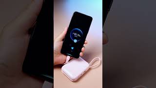Orashare PCM20 Mini Powerbank 20000mAh Built In Dual Cable 22.5W Fast Charge Compact and Portable