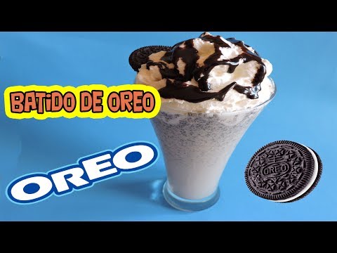 Cómo hacer batido de oreo