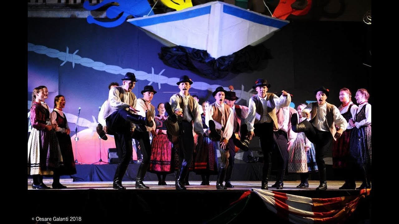 Debreceni Hajdú Táncegyüttes Ifjúsági csoportja, Olaszország 2018.