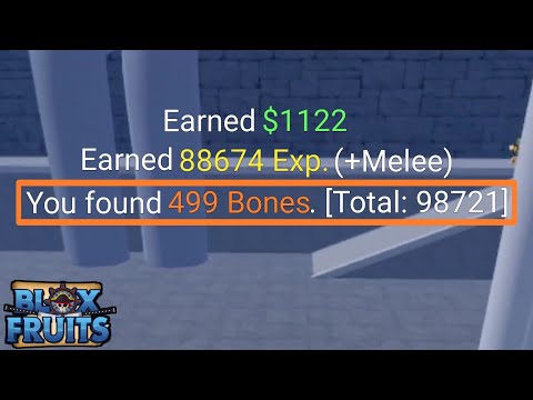 Fastest way to get Bones (low levels & high levels) | Blox Fruits Update 16's Avatar