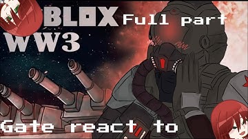 (FULL PART) GATE React To Tank fish Space War WW3 EXPERIENCE (DREAD)Ellie.
