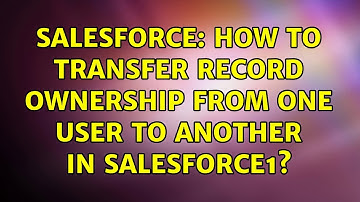 Salesforce: How to transfer record ownership from one user to another in salesforce1?