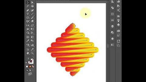 brush zigzag ilustrator #shorts #youtubeshorts #ilustrator #photoshop