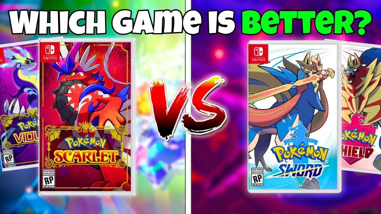 Pokemon Scarlet and Violet VS Sword and Shield!