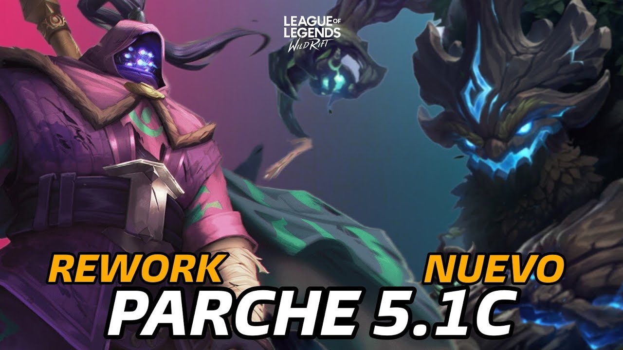 NOTAS DEL PARCHE 5.1C DE WILD RIFT: LLEGA MAOKAI, JAX REWORK, CAMBIOS DE BALANCE, SKINS Y MÁS.