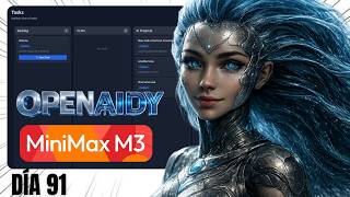 LIVE: Desarrollando OPENAIDY: Usando OPENCODE GO Día 91 (MiniMax-M3)