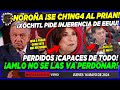 NOROÑA ¡TRAPEA EL PISO CON EL PRIAN! AMLO NO SE LAS PERDONA, INE CLAUDIA XOCHITL JUEVES MAYO 2024