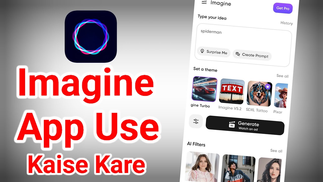 how to use imagine ai art generator app / how to use imagine art app ...