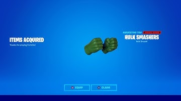 HOW TO GET NEW HULK SMASHERS PICKAXE IN FORTNITE!
