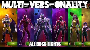 MULTI-VERS-ONALITY | August Monthly Quest | All Boss Fights | MCOC