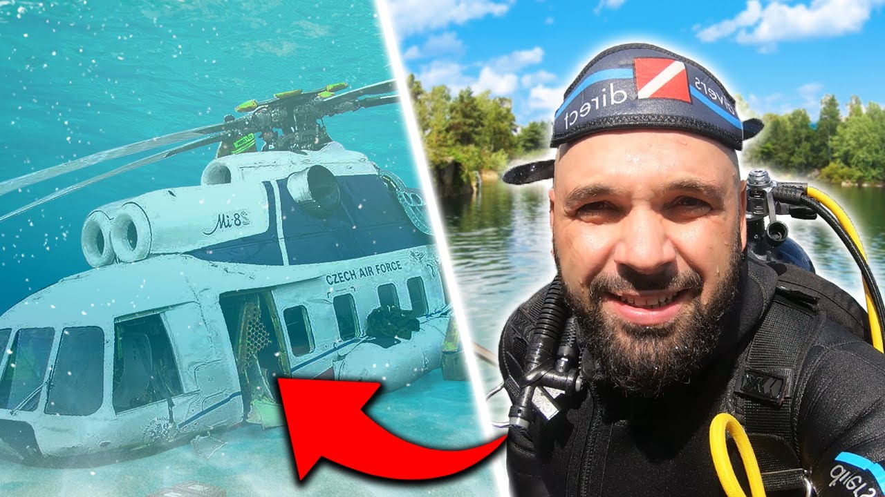 POTOPIL JSEM SE K VRAKU VRTULNÍKU!