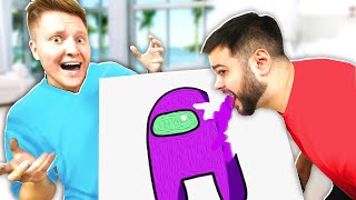 картинка: Рисуем Каждой ЧАСТЬЮ ТЕЛА! **Челлендж**