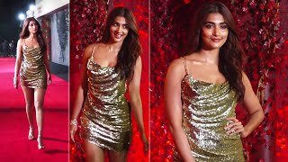 Pooja Hegde Rises Temperature With Her Outfit Karan Johars 50Th Birthday Bash