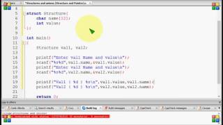 Bangla C programming tutorial 101 Structures and unions Structure and Pointer